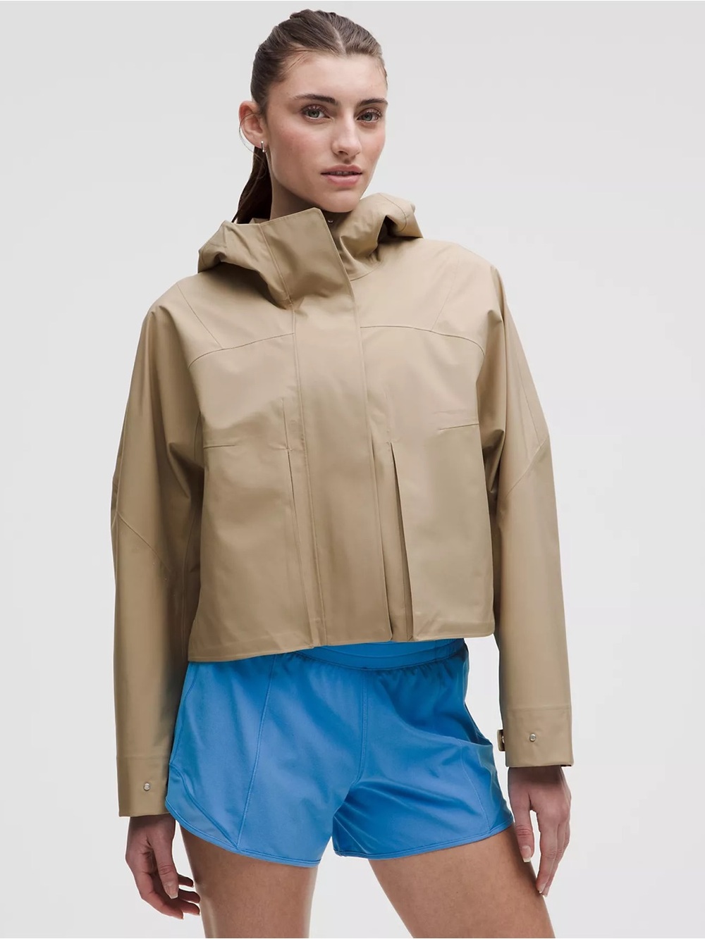 NWT LULULEMON Rain Chaser Jacket - Size 6 - Color Sheer Oak